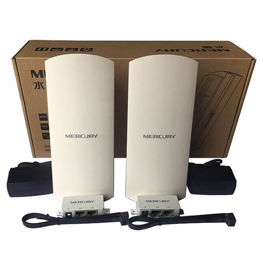 Bộ thu phát tín hiệu camera IP không dây MERCURY MWB505 (0~5km)